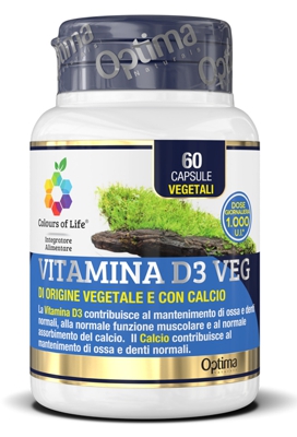 COLOURS OF LIFE VITAMINA D3 60 CAPSULE