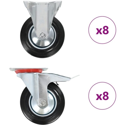 Rotelle 16 pz 160 mm - VIDAXL
