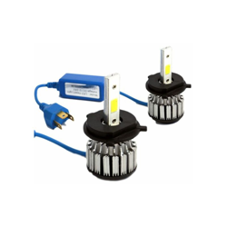 Coppia Lampade Led Fari Ricambio Auto H4 Led 3200 Lumen 6000K 12V 40W Ventola - TP precio