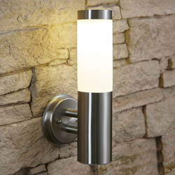 Lampada da Parete Basford a LED e ad Energia Solare - Acciaio Inox IP44 - Biard en oferta
