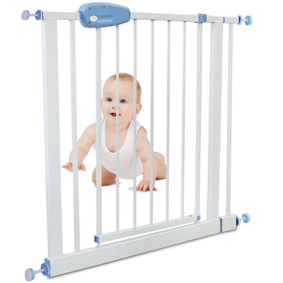 Sotech - Cancelletto Regolabile Per Porte, Cancelletto Di Sicurezza Per Bambini, estensione da 81 a 94 cm, Bianco, Larghezza: 74-87 cm