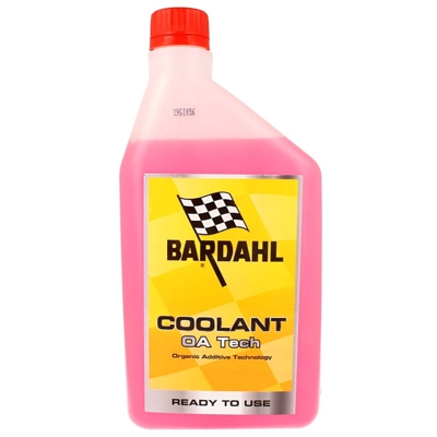 LEDLUX 739040 Coolant OA Tech Liquido Refrigerante Anticongelante Rosa Pronto all Uso Inibitore di tipo ibrido OAT 1 LT - Bardahl