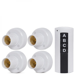 Set 4 Portalampada Intelligente E27 Telecomando (PLL-E27-INT) - GREENICE precio