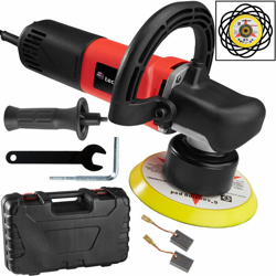 Tectake - lucidatrice eccentrica da 710W con la valigia - lucidatrice auto, lucidatrice per auto - 5 pezzi en oferta
