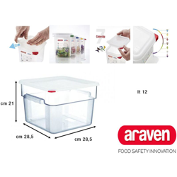 Araven S.l. - CONTENIT. POLICARB. C/COP. CM.28,5X28,5X21h LT.12 - BIGHOUSE IT características