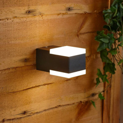 Applique Quadrato Nero - LED a Incasso da Giardino-Protezione IP54 - Biard en oferta
