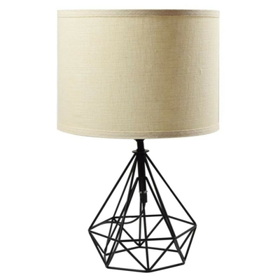Lampada Abat Jour Da Tavolo Con Paralume 43Cm Diamond - MAURY'S