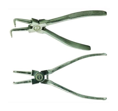 Pinze Vigor Crv P/Seeger Interni Piegate Mm. 180 Conf.6Pz