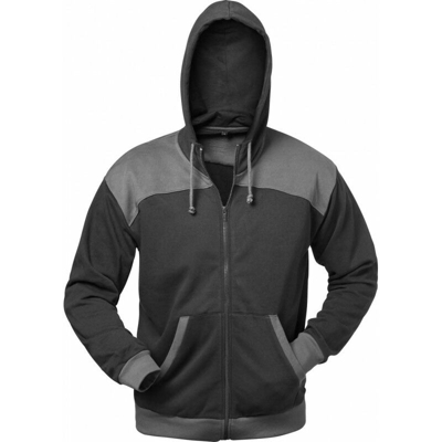 Elysee - Giacca Con Cappuccio Florenz, Taglia L, Nero/Grigio