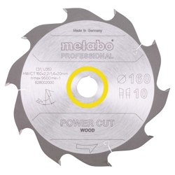 Metabo Lama per seghe circolari HW/CT 160x20, 10 DA 22° - 628002000 en oferta