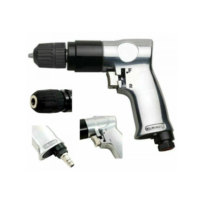 Trapano Ad Aria Compressa Avvitatore Autoserrante Reversibile Con Mandrino 3/8' - TP