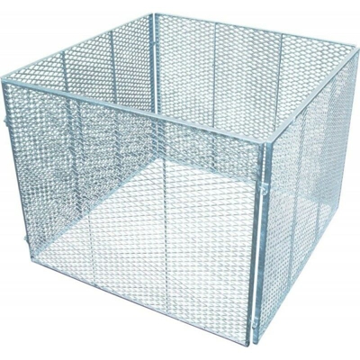 Composter Zincato 100 X 80 X 100 Cm - HADRA