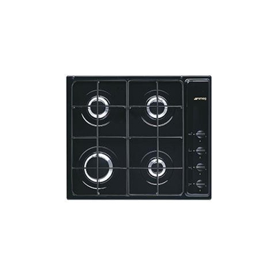 Piano Cottura S64SN a Gas 4 Fuochi Gas Colore Nero