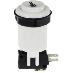 Dispositivo di ingresso in bianco e nero Pulsante Arcade con microinterruttore Player Arduino, Banana Pi, Cubieboard, p - JOY-IT en oferta