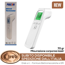 Termometro digitale frontale infrarossi febbre senza contatto auricolare nuovo - PHICON precio