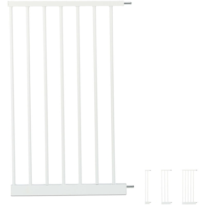 Relaxdays - Estensione per Cancelletto di Sicurezza, Prolunga, Sistema ad Incastro, per Scale, L: 45 cm, Bianco
