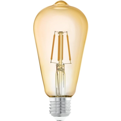 Lampadina Pera Ø 64 mm Vintage Ambrata E27 4W - EGLO ITALIANA