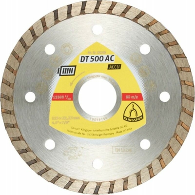 Burg-wächter - Disco Diamantato Turbo Dt500Ac125X1,9Mm Klingspor