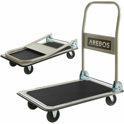 AREBOS Carrello di trasporto Piattaforma 150 kg