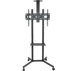 BeMatik - Stand di supporto con ruote e ripiani per schermo piatto da 32 '- 65' en oferta