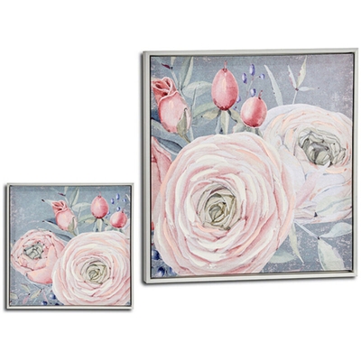 Tela Rosa Tela (52,5 x 2,8 x 52,5 cm) - GIFT DECOR