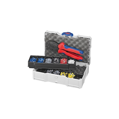 Knipex Assortimento di capicorda per terminali a bussola - 97 90 23