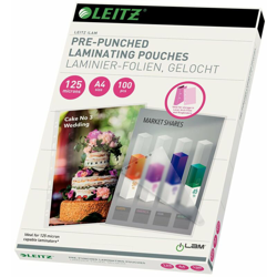 Leitz Sacchetti di Laminazione Perforati 125 Micron A4 100 pz en oferta