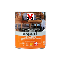 V33 Protettivo Completo Expert Vernice Solvente per Legno Finestre Infissi Travi - Formato: 2,5 Lt - Colore: Incolore precio