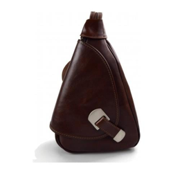 Pelle zaino da viaggio signore di sacchetto Mens Weekender Brown características