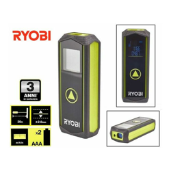 Distanziometro Misuratore Laser Compatto Fino A 20 Metri A Batterie 'Ryobi' precio