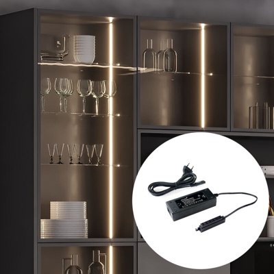 Convertitore di tensione costante per illuminazioni LED, 72 W, Plastica, Nero - Emuca