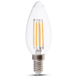V-Tac 2 Lampadine A Candela Led 4W Attacco Piccolo E14 Luce Calda 2700K Vt-2174 7365 precio