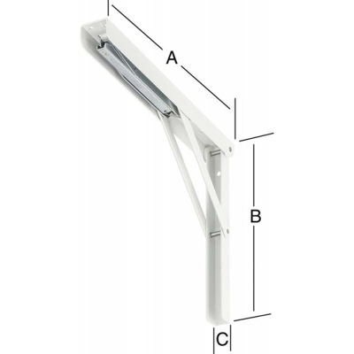 Staffa 300 Mm Bianco Nr. 152300W - NO NAME