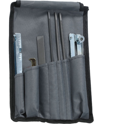 Utensili per affilare motoseghe 8 pezzi, inclusi file da 5/32, 3/16 e 7/32 pollici, misuratore di profondita e borsa degli attrezzi - ASUPERMALL