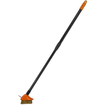 Lem Select - Manico telescopico a spazzola metallica per la pulizia 80 - 170 cm