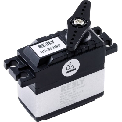 Standard Servo RS-303WP Servo analogico Materiale trasmissione: Plastica Sistema innesto: JR - Reely