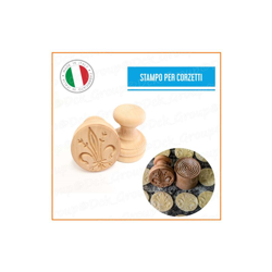 Stampo Corzetti Croxetti Genovesi Liguri Pasta Mould Shaped Giglio Fondo Rilievo Ø 5.3 cm - CALDER en oferta