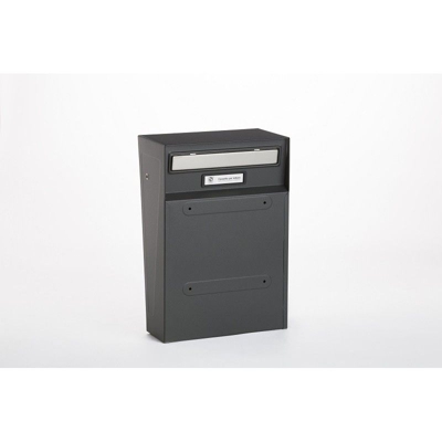 Cassetta postale rivista per recenzione S014 lamiera elettrozincata grigio ferro - SILMEC