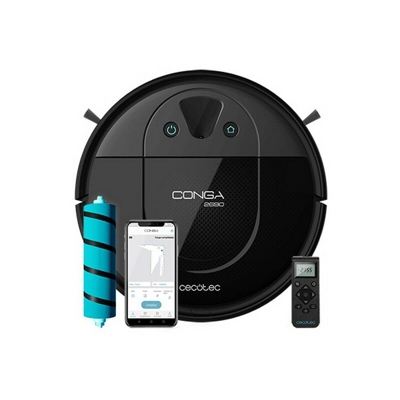 Robot Aspirapolvere Conga 2690 2700 Pa 2600 mAh WiFi 5 GHz Nero - Cecotec