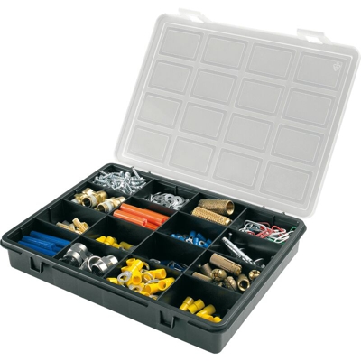 Contenitore organizer portaminuteria 16 scomparti 24,2 x 18,8 x 3,7 cm - IDROWEB