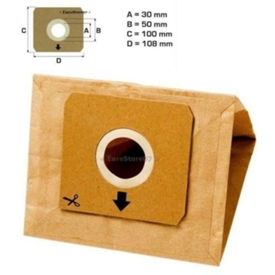 Ricel Sud - 8 SACCHI SACCHETTI PER ASPIRAPOLVERE HOY POINT SL B20 AA0 IN CARTA DL10