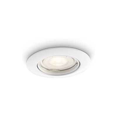 Nash Nash - Spot singolo incasso LED tondo alluminio bianco diam. 8,4 cm max 50 W - PHILIPS