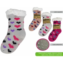 Calza Bimba Sherpa Cuori - BIGHOUSE IT características