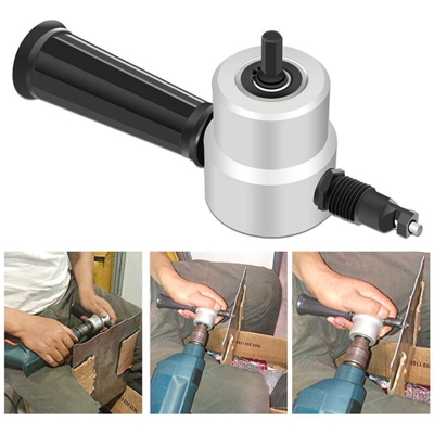 Taglierina per lamiere a doppia testa 160A argento e nero - ASUPERMALL