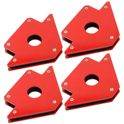 4Pcs / Set 50 Lbs Titolari Di Saldatura Magnete Frecce Magnetici Tre Angoli Tenere Weld - ASUPERMALL en oferta