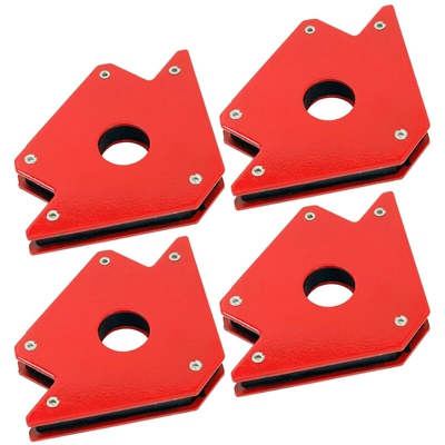 4Pcs / Set 50 Lbs Titolari Di Saldatura Magnete Frecce Magnetici Tre Angoli Tenere Weld - ASUPERMALL