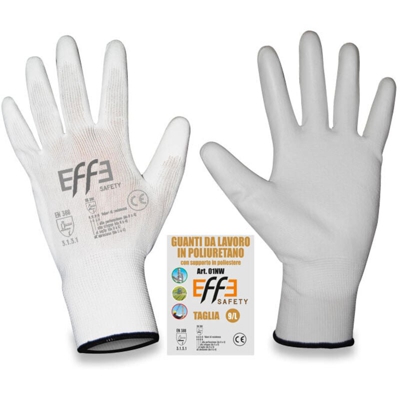 Guanti Poliestere / Poliuretano Tg. 7 - EFFESAFETY