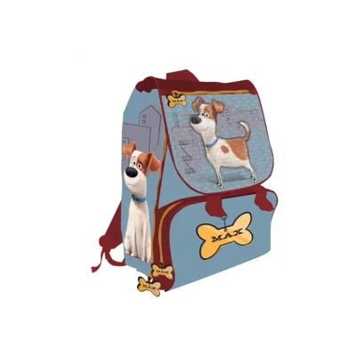 Zaino Cartella Per Scuola Estensibile 40 CM Cane Pets - Vita Da Animali - LGVSHOPPING