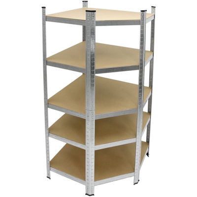 Scaffale officina carichi pesanti lavoro garage magazzino 5 ripiani 180x70x40 cm - ECD GERMANY