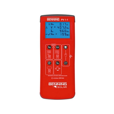 Benning - Tester Fotovoltaico Pv 1-1, Batterie: 6X Mignon Aa / Lr6